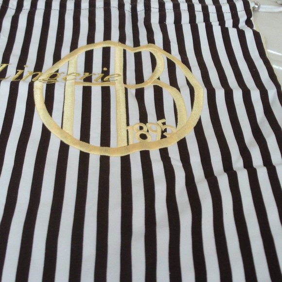 NWOT Henri Bendel Embroidered Lingerie Laundry Bag